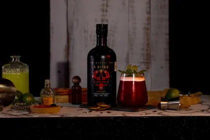 Ritual 2 cocktail made with Mezcal 9 Ritos